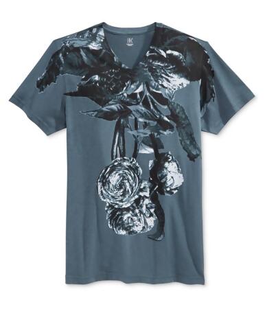 I-n-c Mens Plants Graphic T-Shirt - L