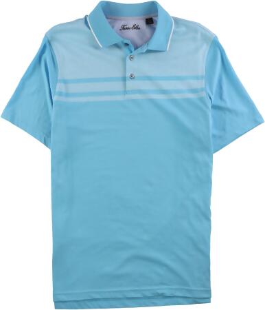 Tasso Elba Mens Blocked Rugby Polo Shirt - L