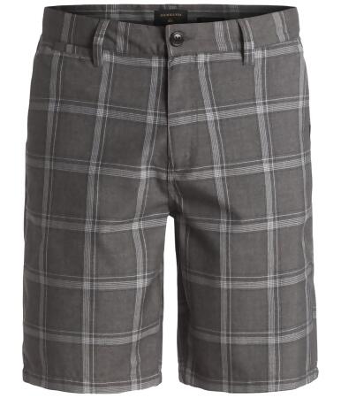 Quiksilver Mens Regeneration Plaid Casual Walking Shorts - 30