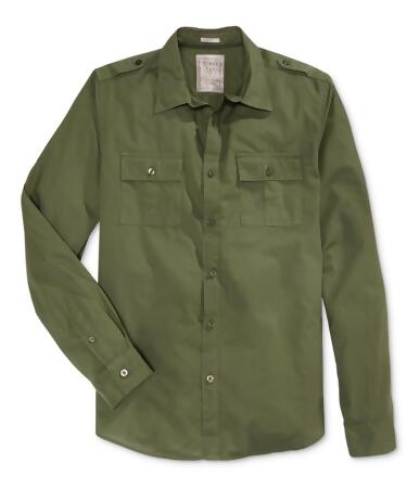 Guess Mens Cotton Button Up Shirt - M