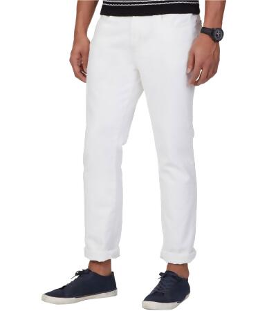 Nautica Mens Textured Tapered Leg Slim Fit Jeans - 34