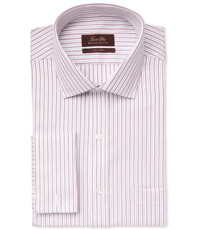 Tasso Elba Mens Stripe French Cuff Button Up Dress Shirt - 15