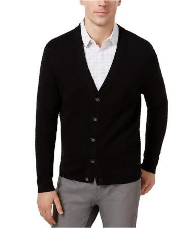 I-n-c Mens Ribbed Cardigan Sweater - 2XL