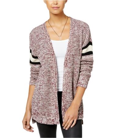 Hippie Rose Womens Striped Cardigan Sweater - M