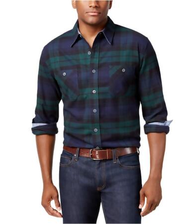 Weatherproof Mens Plaid Button Up Shirt - S