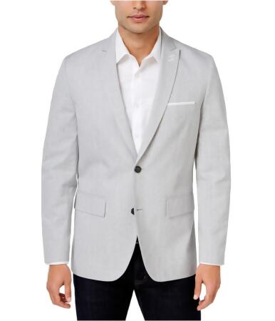 I-n-c Mens Heathered Two Button Blazer Jacket - L