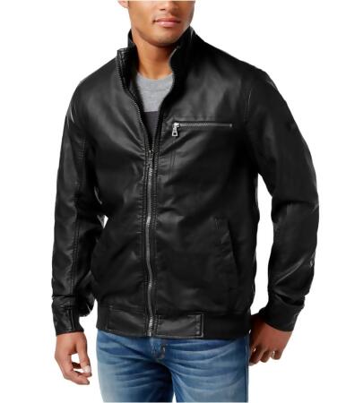 I-n-c Mens Faux Leather Motorcycle Jacket - XL