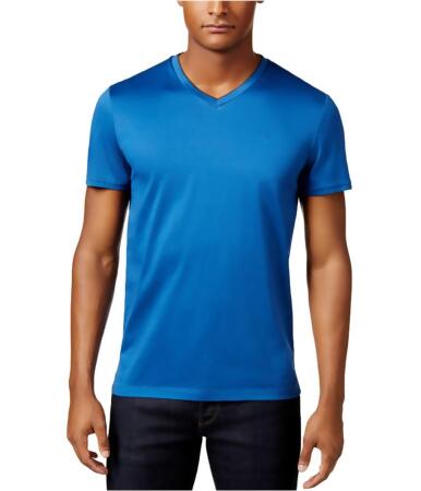 Calvin Klein Mens Double Mecerized Basic T-Shirt - M