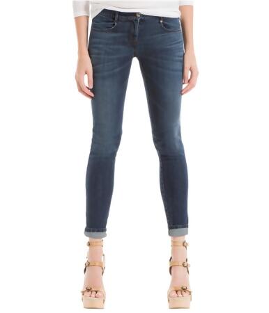 Max Studio London Womens Whiskered Skinny Fit Jeans - 32
