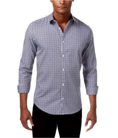 Calvin Klein Mens Check Button Up Shirt - M