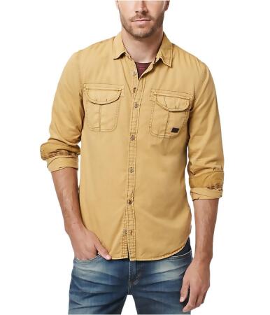 Buffalo David Bitton Mens Cotton Button Up Shirt - 2XL