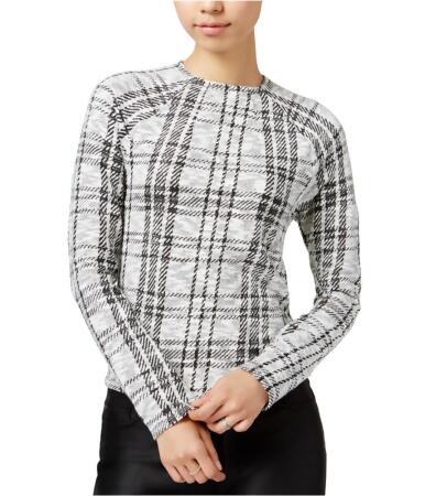 Bar Iii Womens Mock-Neck Plaid Pullover Sweater - XL
