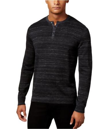 Calvin Klein Mens Space Dye Henley Shirt - 2XL