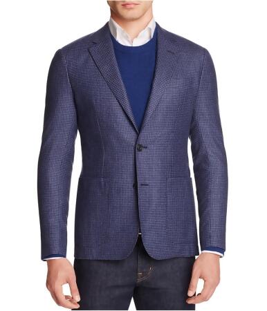 Hardy Amies Mens Wool Two Button Blazer Jacket - 36