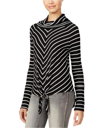 American Rag Womens Striped Knot Peasant Blouse - M