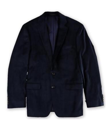 Calvin Klein Mens Slim-Fit Velvet Two Button Blazer Jacket - 40