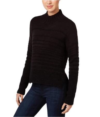 Calvin Klein Womens Striped Boucle Knit Sweater - L