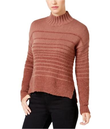 Calvin Klein Womens Striped Boucle Knit Sweater - XL
