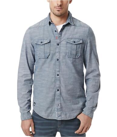 Buffalo David Bitton Mens Cotton Button Up Shirt - S