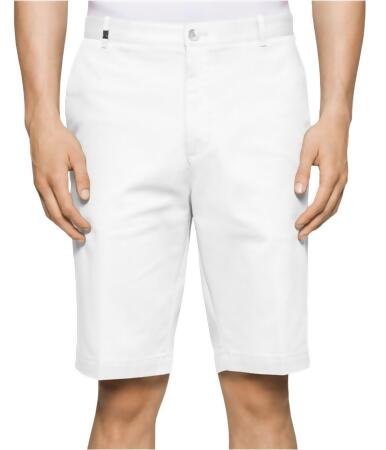 Calvin Klein Mens Solid Casual Walking Shorts - 32