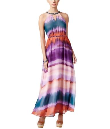 Jessica Simpson Womens Watercolor Maxi Dress - S