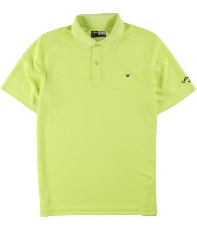 Callaway Mens Opti-Dri Solid Performance Rugby Polo Shirt - S
