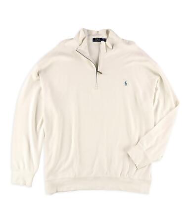 Ralph Lauren Mens Quarter Zip Knit Sweater - 2LT