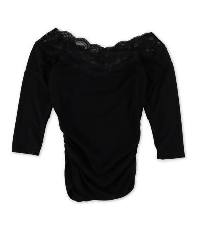 Bcx Womens Lace Basic T-Shirt - XS