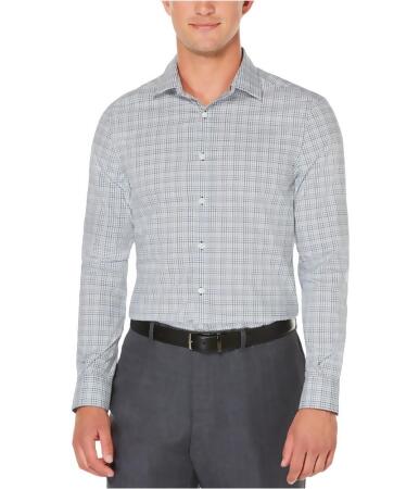 Perry Ellis Mens Non-Iron Button Up Shirt - L