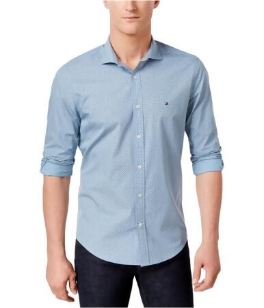 Tommy Hilfiger Mens Dots Everywhere Button Up Shirt - XL