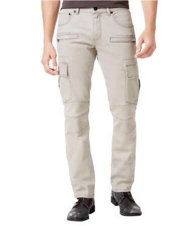 I-n-c Mens Contrast Stitching Casual Cargo Pants - 34