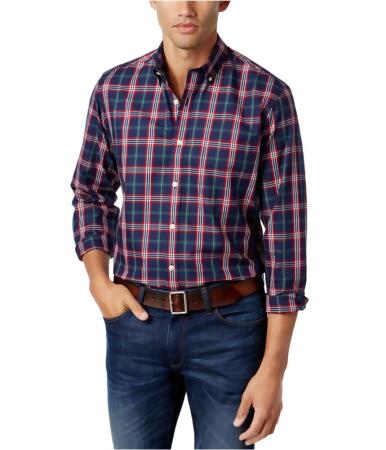 Club Room Mens Classic Fit Wallesberg Button Up Shirt - M