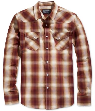 American Rag Mens Canoe Plaid Button Up Shirt - XS