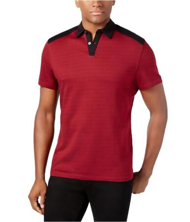 Alfani Mens Geometric Rugby Polo Shirt - 2XL