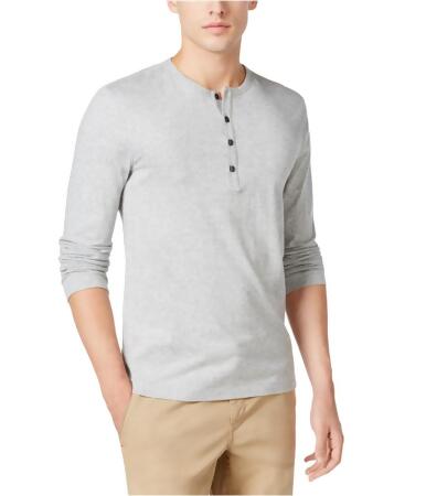 Michael Kors Mens Jasper Speckled Henley Shirt - 2XL