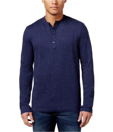 Michael Kors Mens Jasper Speckled Henley Shirt - XL