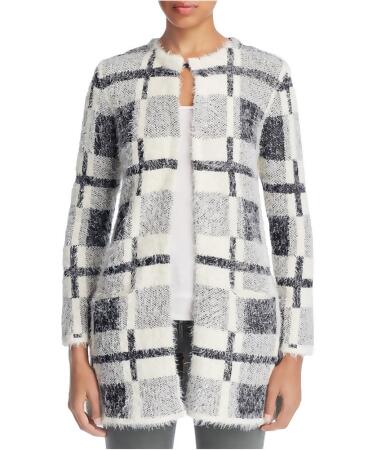 Avec Womens Geometric Cardigan Sweater - S