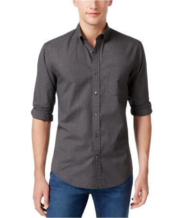 Tommy Hilfiger Mens Murdoch Grid Button Up Shirt - L