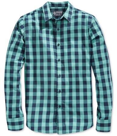 American Rag Mens Check Button Up Shirt - L