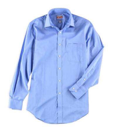 Van Heusen Mens Traveler Button Up Dress Shirt - 15