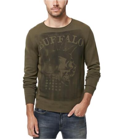 Buffalo David Bitton Mens Wicrane Print Pullover Sweater - S