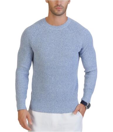 Nautica Mens Ribbed Pullover Sweater - L