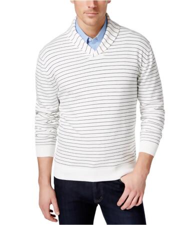 Ryan Seacrest Distinction Mens Striped Pullover Sweater - M