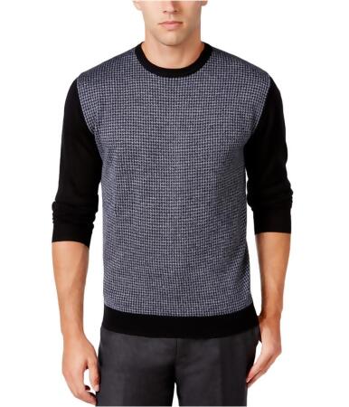 Ryan Seacrest Distinction Mens Houndsooth Pullover Sweater - M