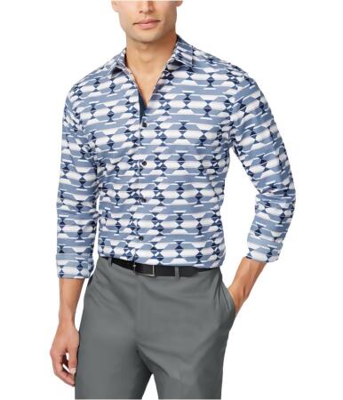 I-n-c Mens Geometric Button Up Shirt - 2XL