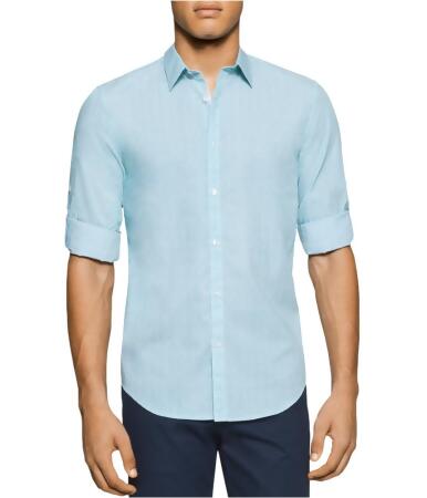 Calvin Klein Mens Dotted Button Up Shirt - XL