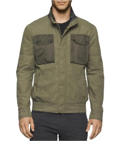 Calvin Klein Mens Field Military Jacket - M