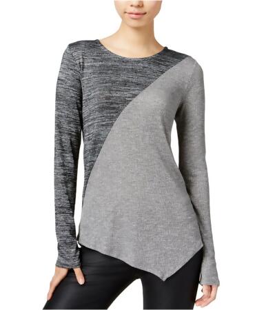 Bar Iii Womens Colorblocked Pullover Blouse - L