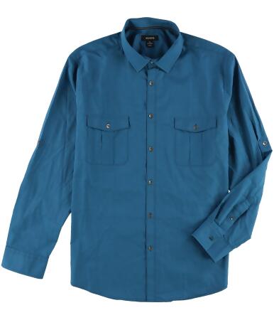 Alfani Mens Long Sleeve Warren Button Up Shirt - XL