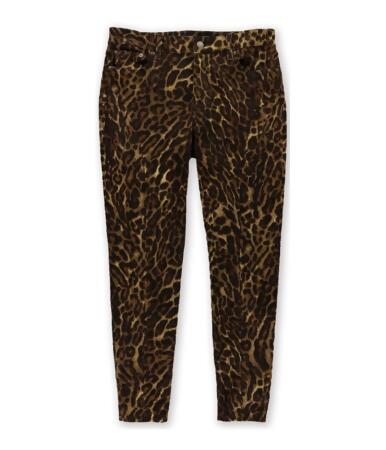 Ralph Lauren Womens Cheetah Skinny Fit Jeans - 8